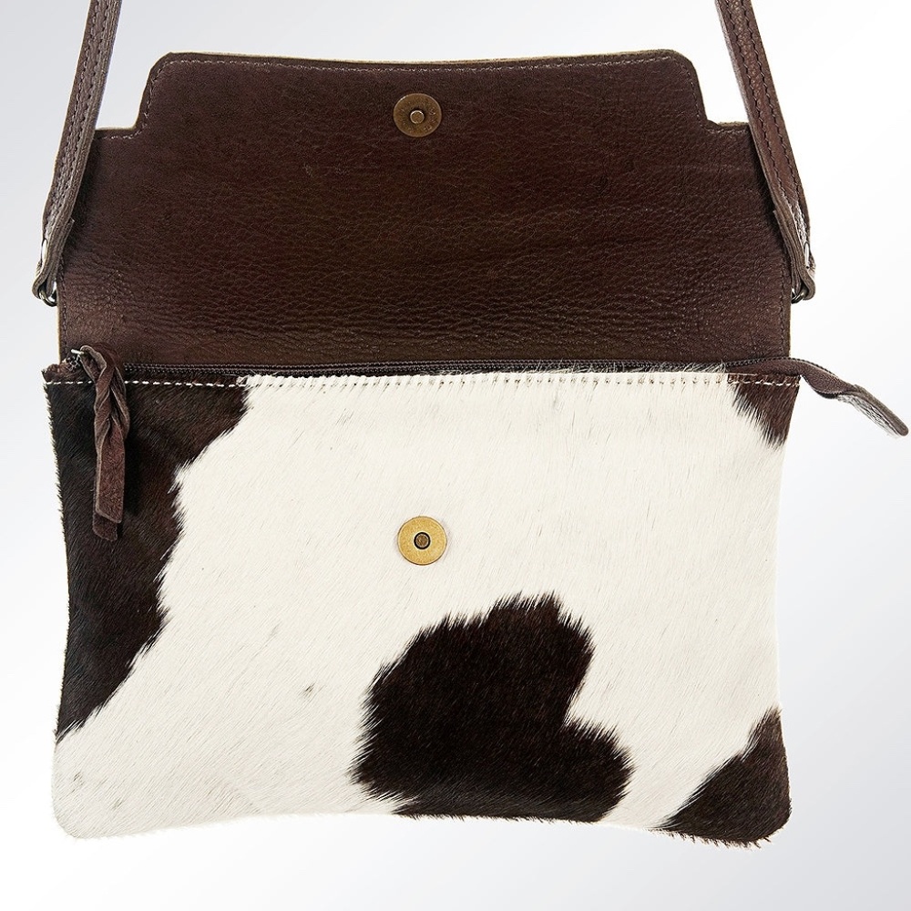 American Darling Envelope Hair On Genuine Western Leather Women Bag - Picture 3 of 6
